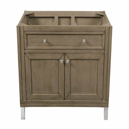 JAMES MARTIN VANITIES Chicago 30in Single Vanity Cabinet, Whitewashed Walnut 305-V30-WWW